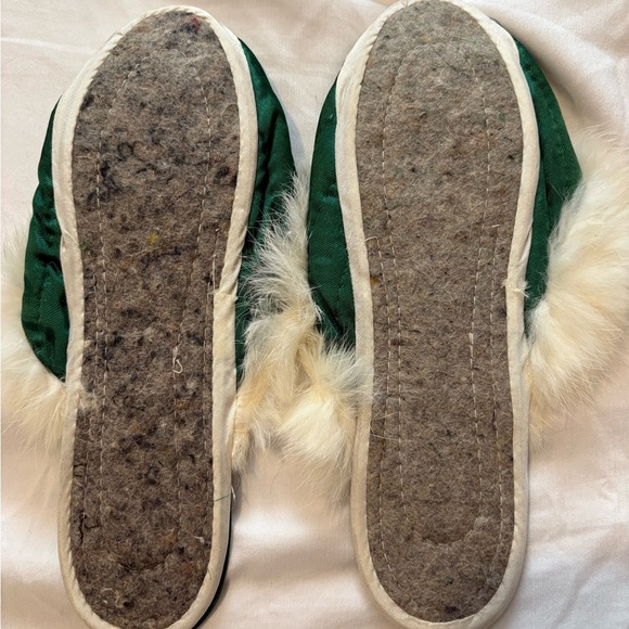 Vtg 1950s Traditional Korean Women's M 8-10 Hanbok 4 Piece Green Embroidered - Picture 10 of 16